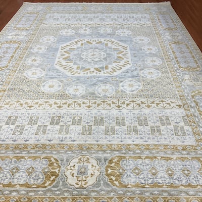 HERAT ORIENTAL Handmade Indo Mamluk Wool Rugs - 10' x 13'11"