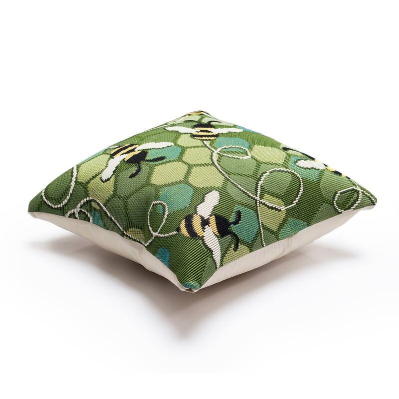 Liora Manne Marina Bee Free Indoor/Outdoor Pillow