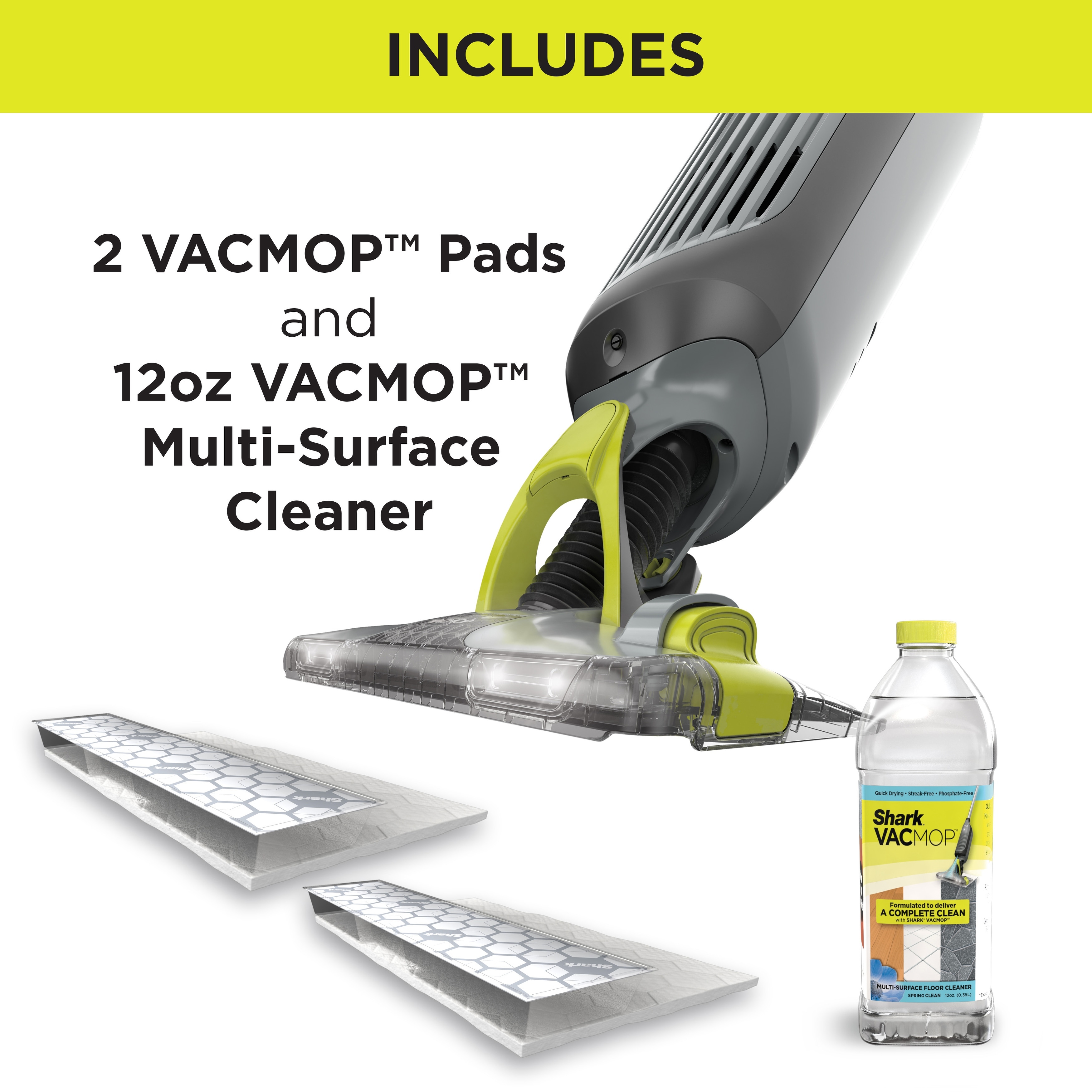 Shark VACMOP MAX Cordless Hard Floor Vacuum Mop with Disposable VACMOP Pad