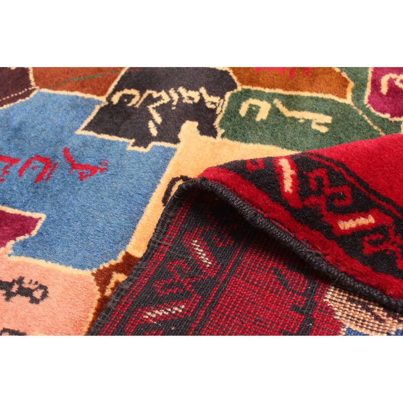 ECARPETGALLERY Hand-knotted Teimani Red Wool Rug - 2'9 x 4'2