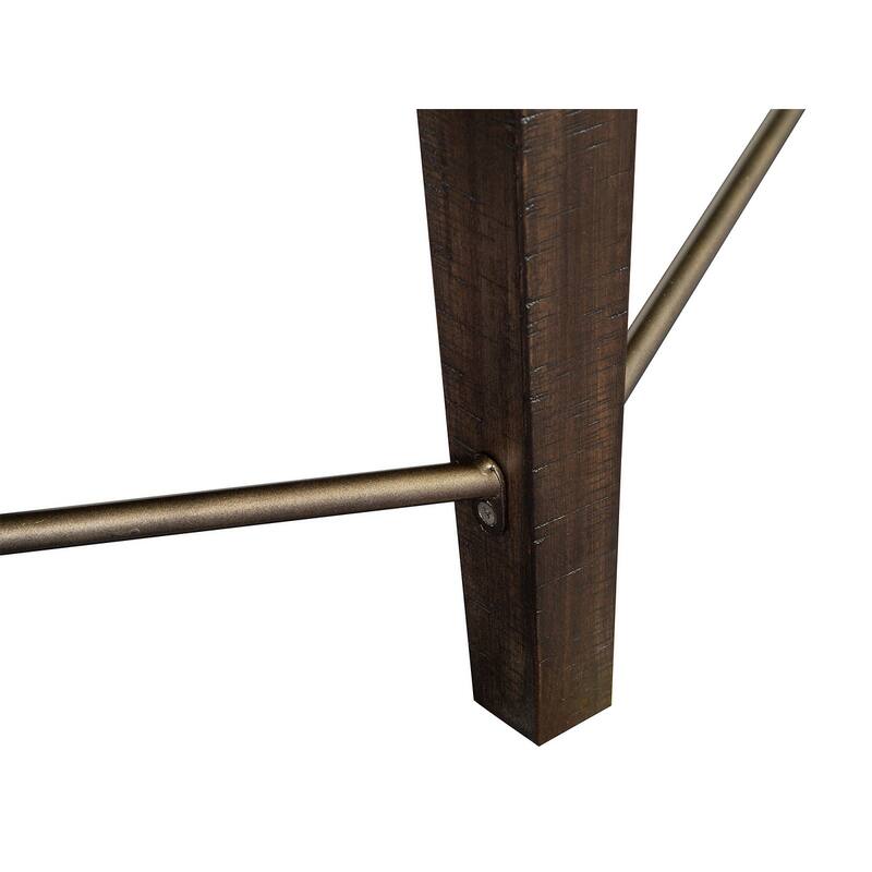 Magnussen Home Westley Falls Graphite Upholstered Bench - 58''W x 17''D x 19''H