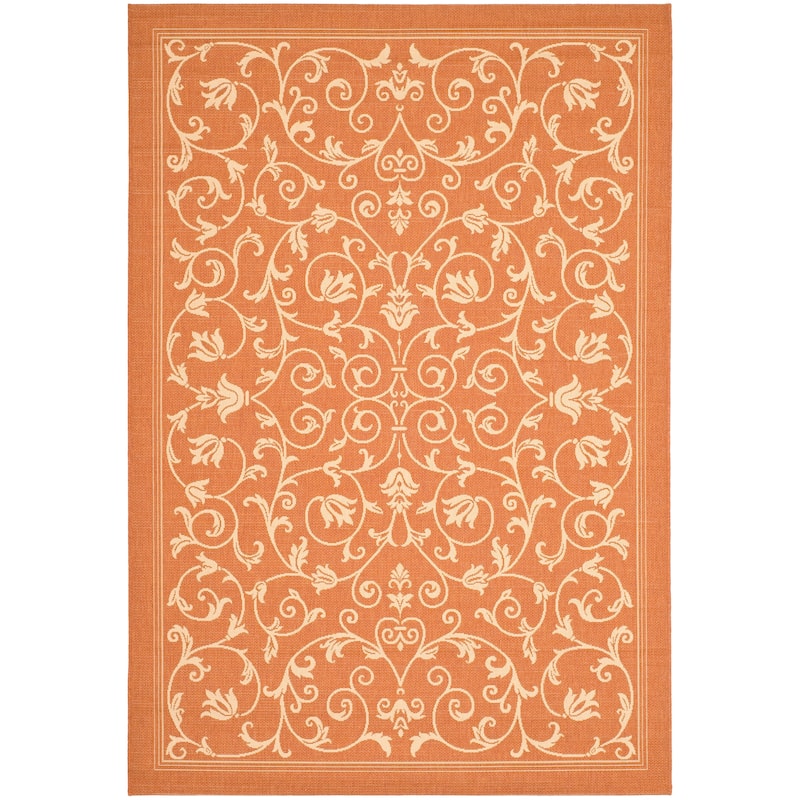 SAFAVIEH Courtyard Clarine Indoor/ Outdoor Waterproof Patio Backyard Rug