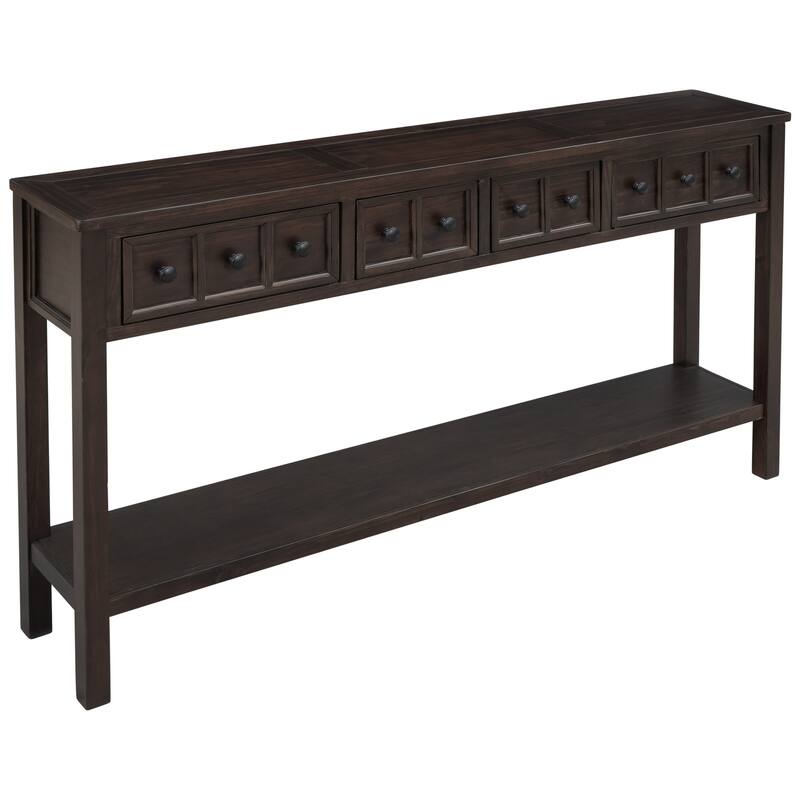 Rustic Entryway Console Table and 60" Long Sofa Table