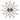 Satellite Starburst Mid-Century Modern Large 23 inch Wall Clock by Infinity Instruments - 23 x 2 x 23