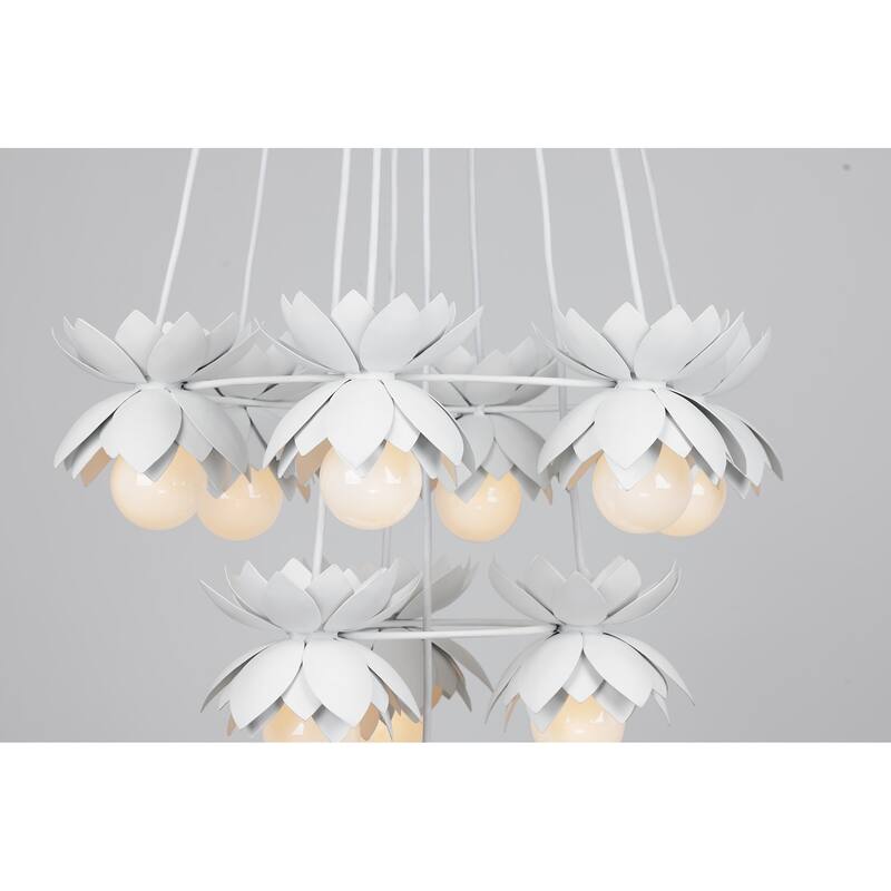 Savoy House 1-6914-10 Pacha 10 Light 25" Wide Waterfall Chandelier
