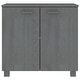 preview thumbnail 3 of 5, vidaXL Sideboard Buffet Cabinet for Living Room Kitchen HAMAR Solid Wood Pine - 33.5"x13.8"x31.5"