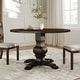 preview thumbnail 9 of 27, Roundhill Furniture Havre Pedestal Base Round Dining Table