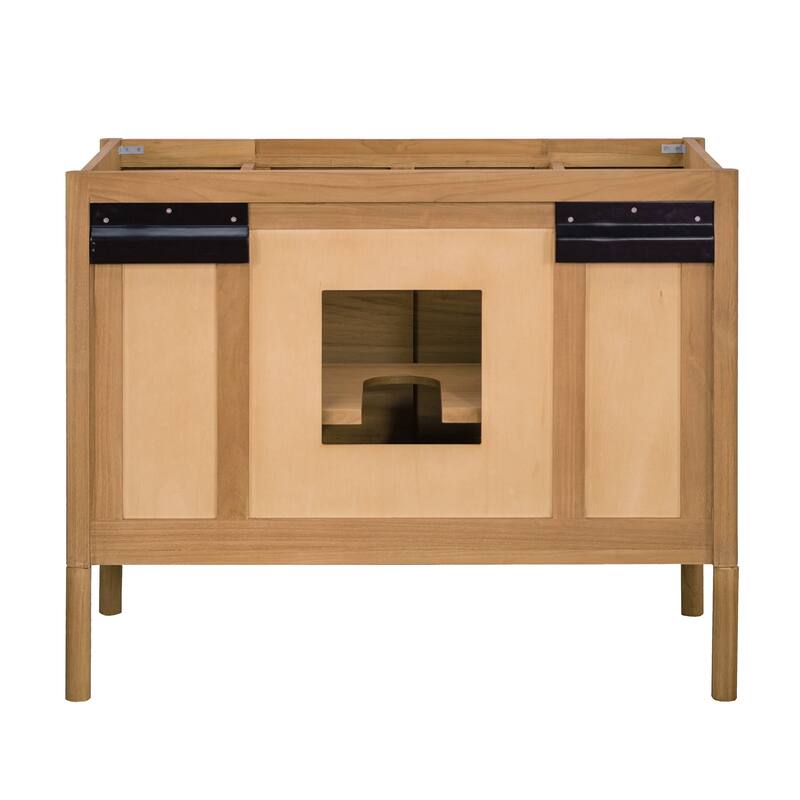 Avanity Colbie Bathroom Vanity Only in Natural Teak - 42" Single Sink