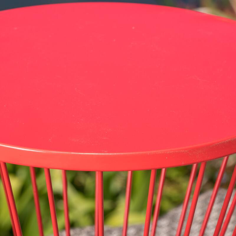 16'' Modern Hourglass Side Table