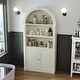 preview thumbnail 1 of 13, Bathroom Storage Shelf with Closed Cabinet,Waterproof Toiletries Organizer,for Laundry Organization