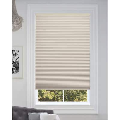 BlindsAvenue Cordless Blackout Cellular Honeycomb Shade, 9/16" Single Cell, Fawn