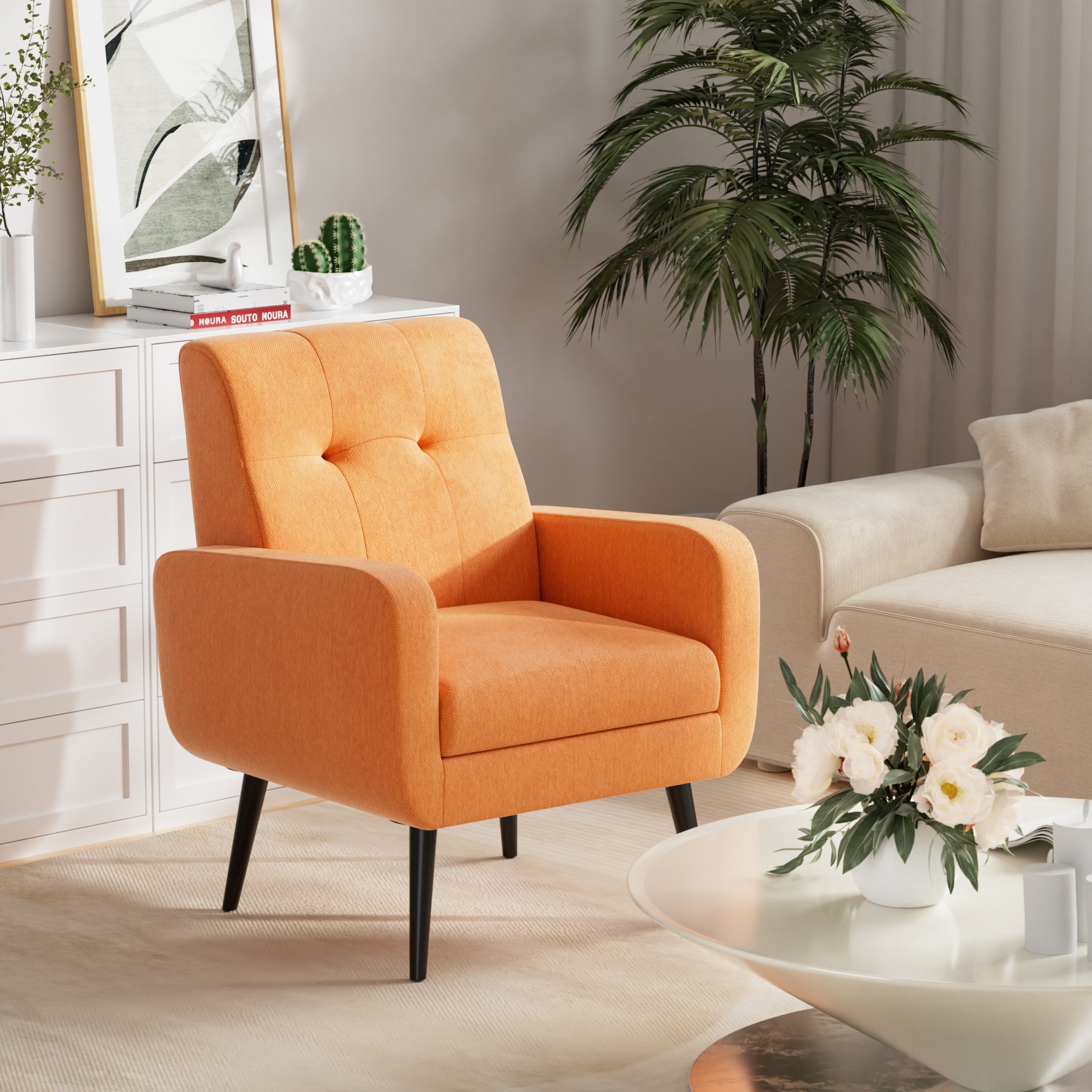 Tufted hotsell reading chair