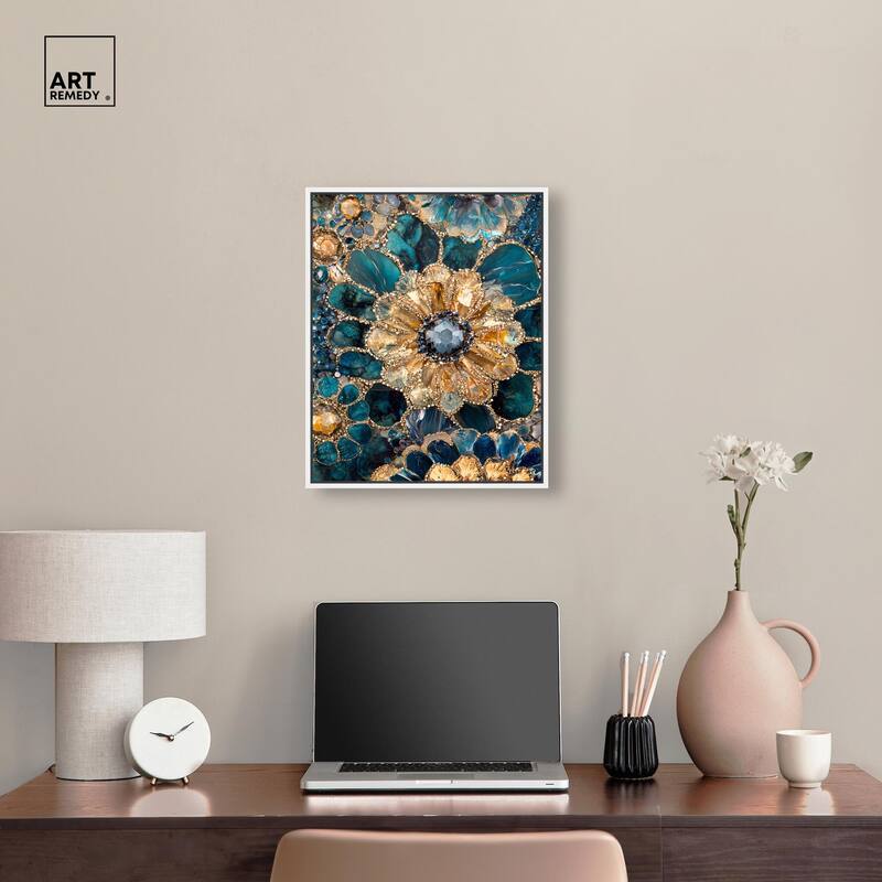 Opulent Geode IV Canvas by Art Remedy