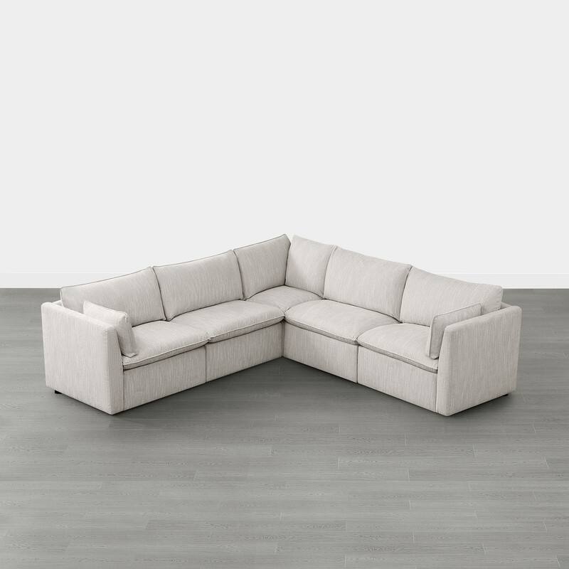 Cypress V-shape Sectional Couches Modular Sofa