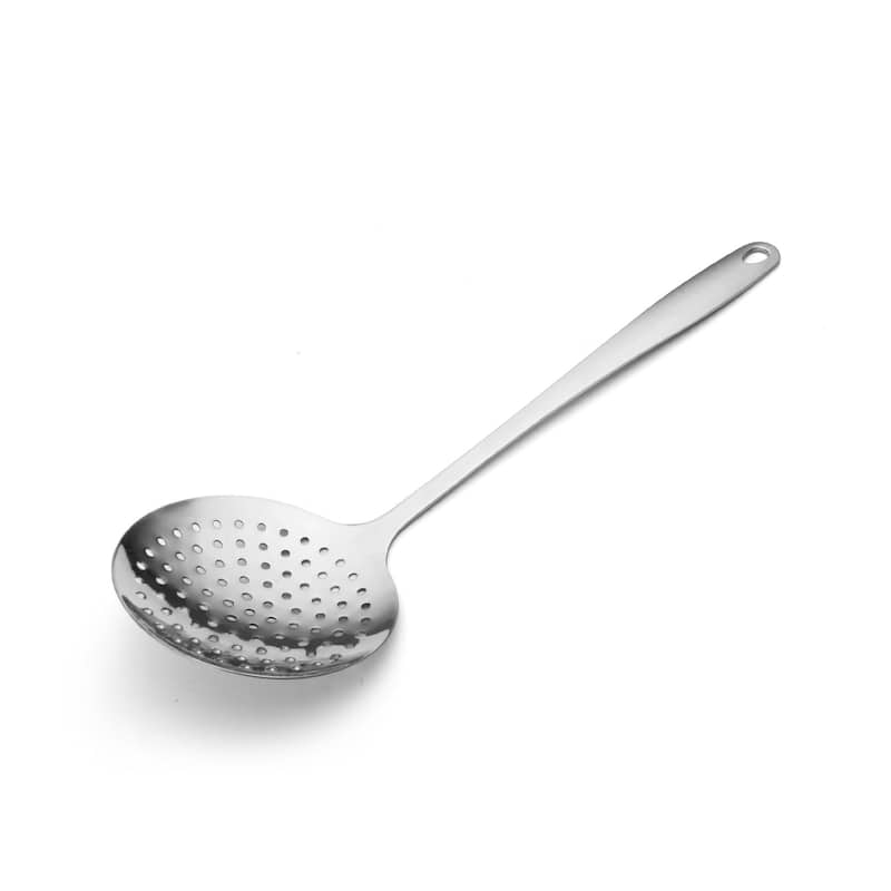 Farberware Professional Stainless Steel Skimmer With Loop Handle - 14 Inches - 14 Inches - Silver