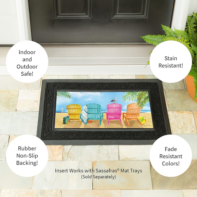 22 in. x 10 in. Beach Chairs Sassafras Switch Mat