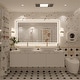 preview thumbnail 122 of 161, Large LED Bathroom mirror Tempered Glass Dimmable Anti-Fog Vanity Mirror
