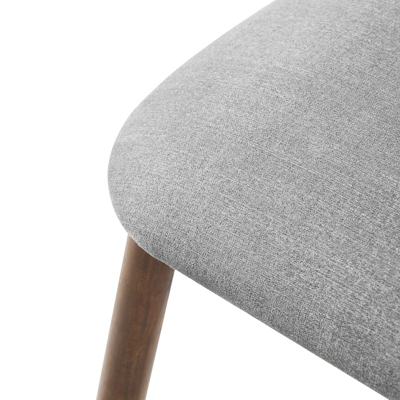 Christopher Knight Home - Monteria Modern Upholstered Bar Stool with Padded Seat & Curved Backrest, Set of 2 - 22.83"W