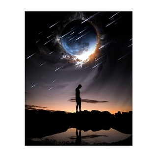 Shining moon Digital Moon Surreal Surrealism Art Print/Poster
