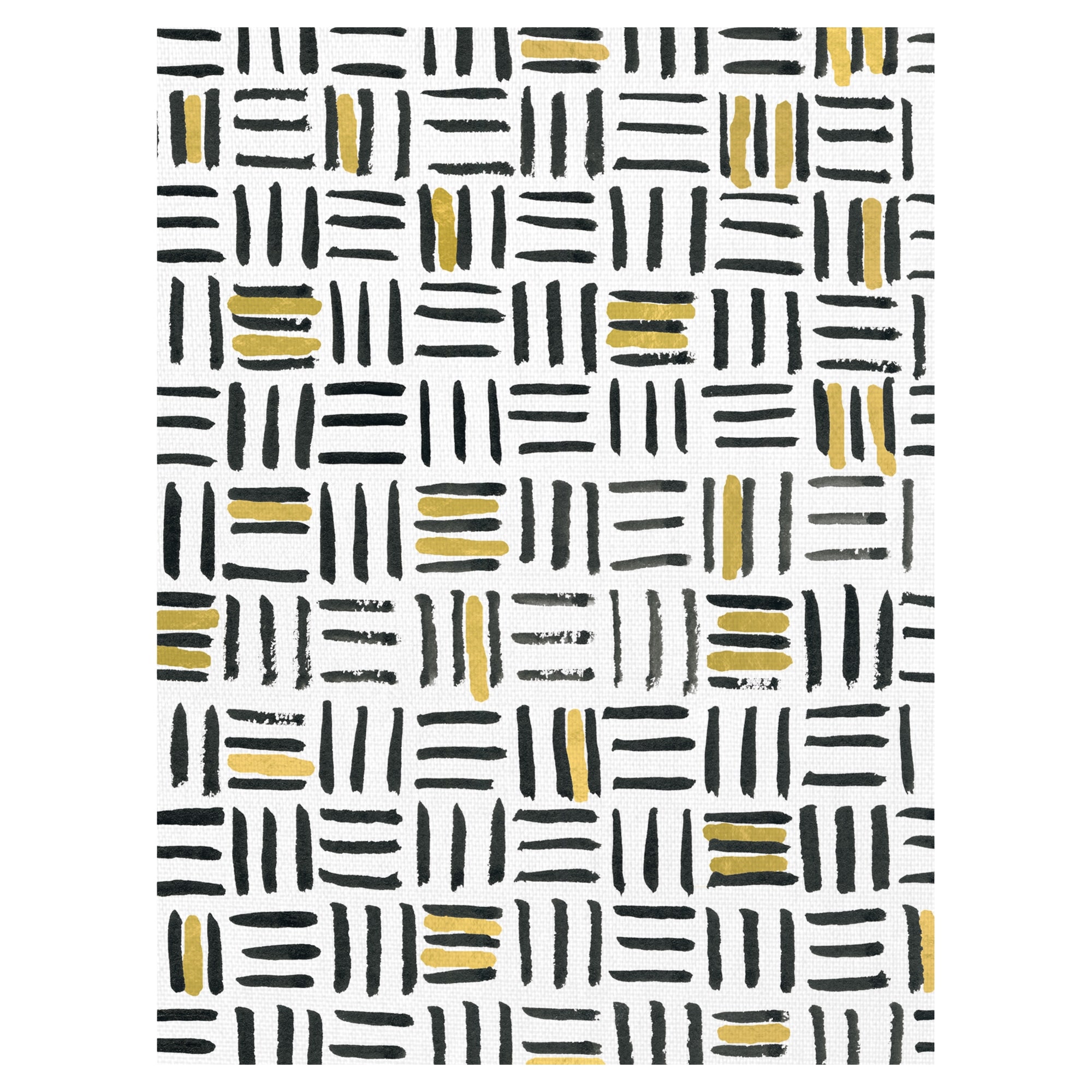 Thatch with Gold by Emma Jones Canvas Art Print