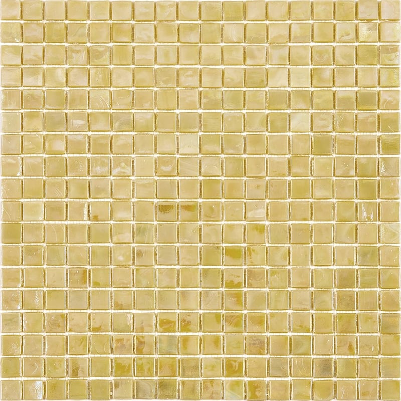 Apollo tile 12" x 12" Skosh Glossy Ecru Beige Glass Tile (18.69 sq ft/case) - 20 Pack