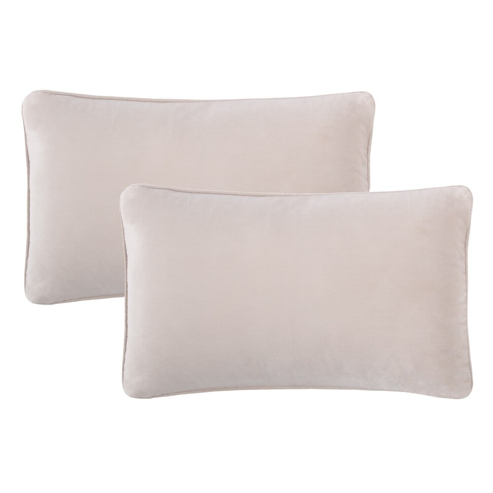 White Velvet Throw Pillows Bed Bath Beyond