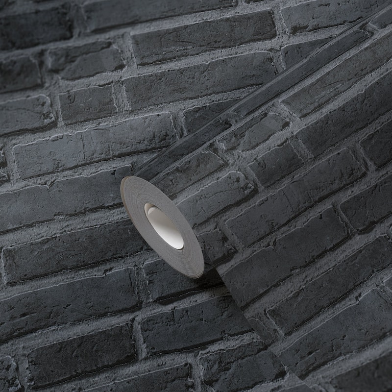 Galerie Wallcoverings Bricks and More Collection Contemporary Brickshire Residents Vinyl on Non-woven Wallpaper Roll