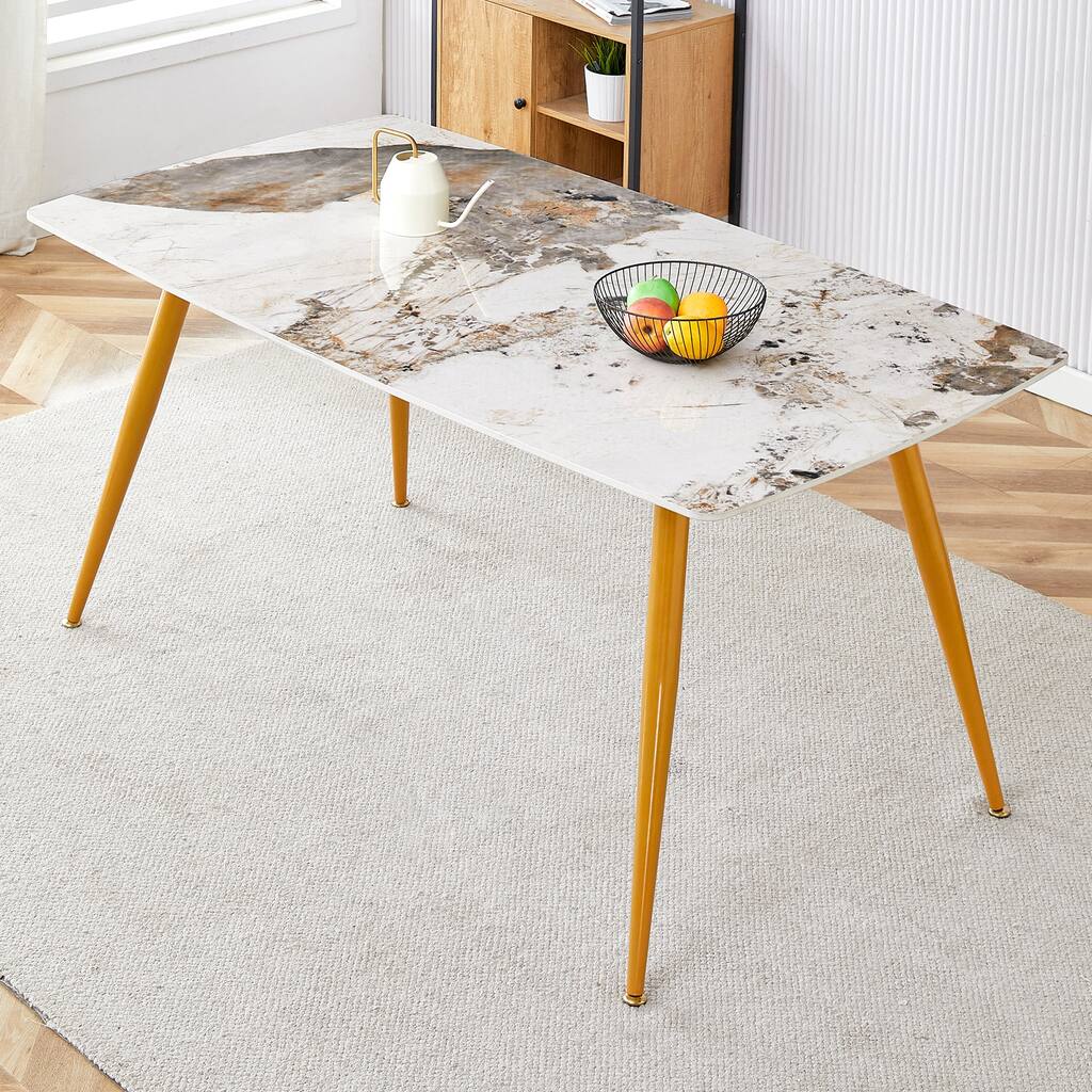 Modern minimalist dining table