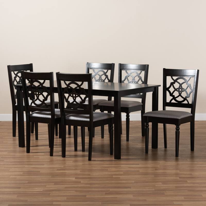 Renaud Modern and Contemporary 7-Piece Dining Set
