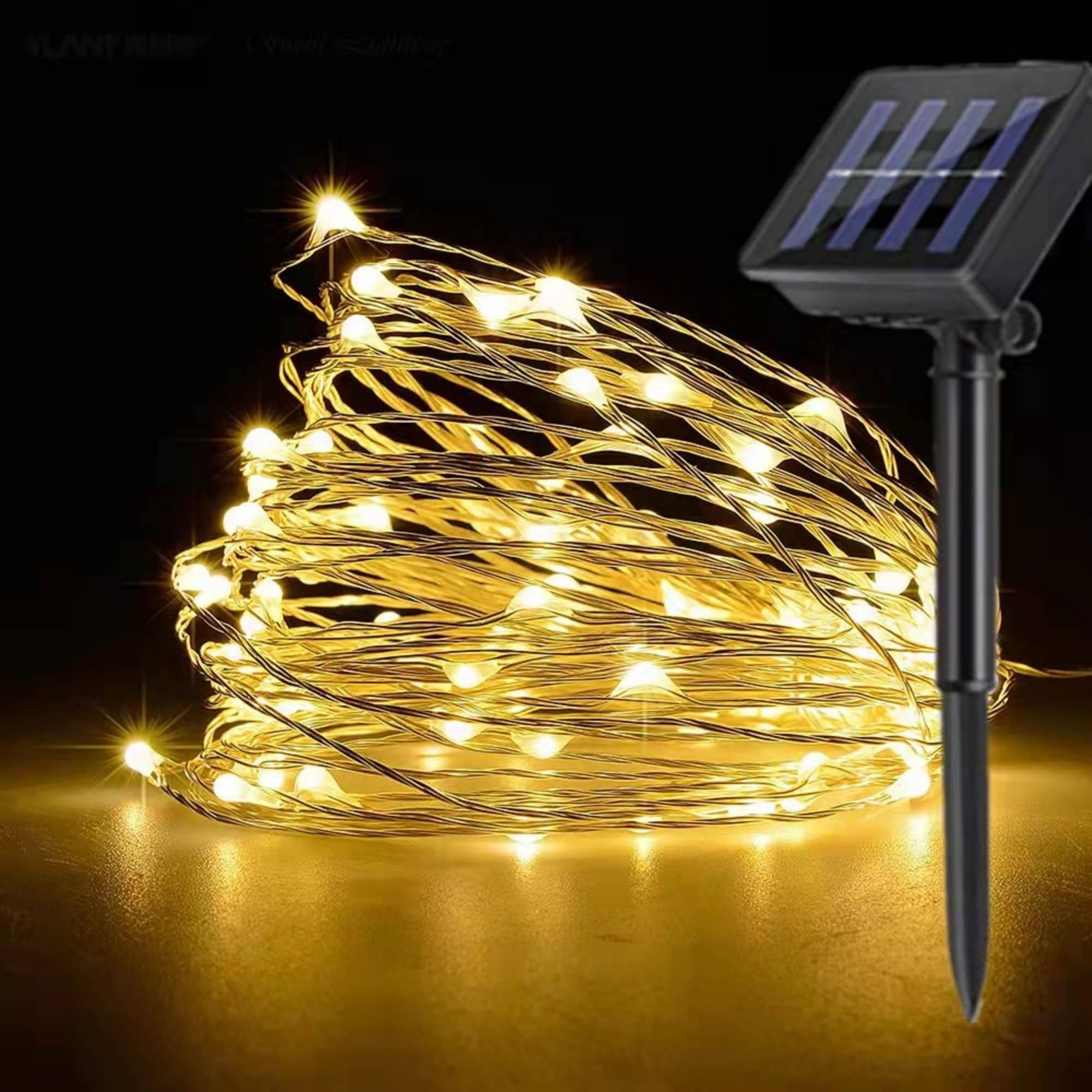 Solar Christmas String Lights White Bed Bath Beyond 39620192