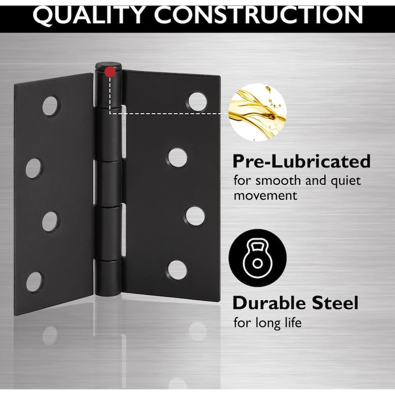Design House 188987 4" x 4" Butt Square Corner Surface Mount Door
