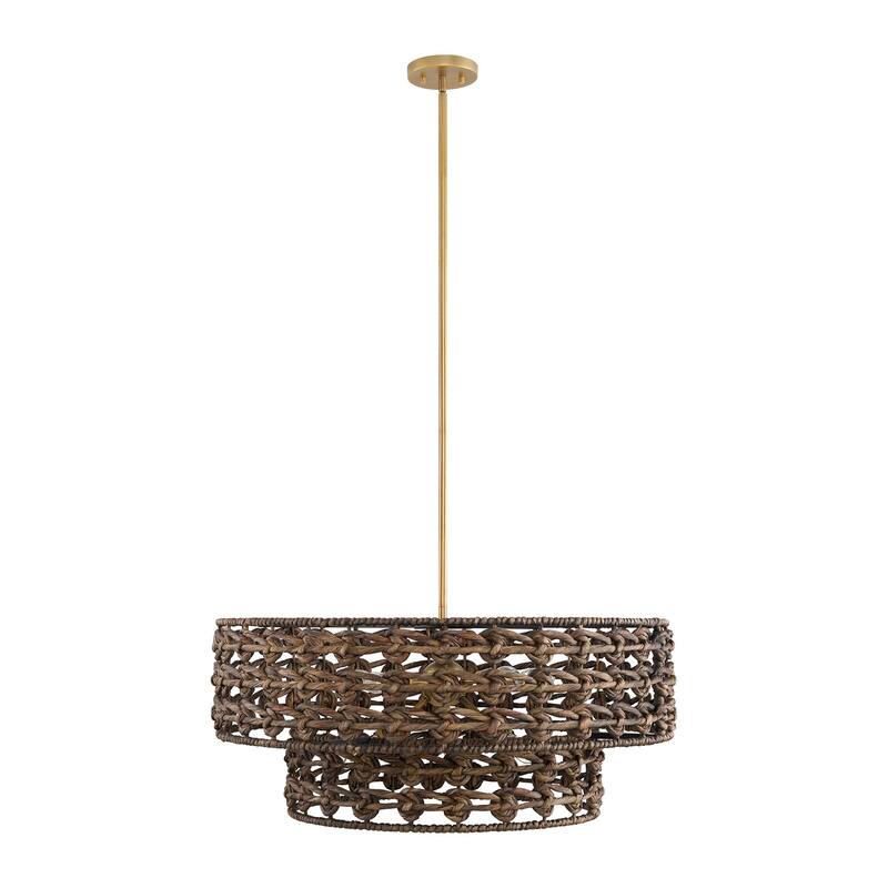 Savoy House 7-9284-7 Silencio 7 Light 30" Wide Ring Chandelier