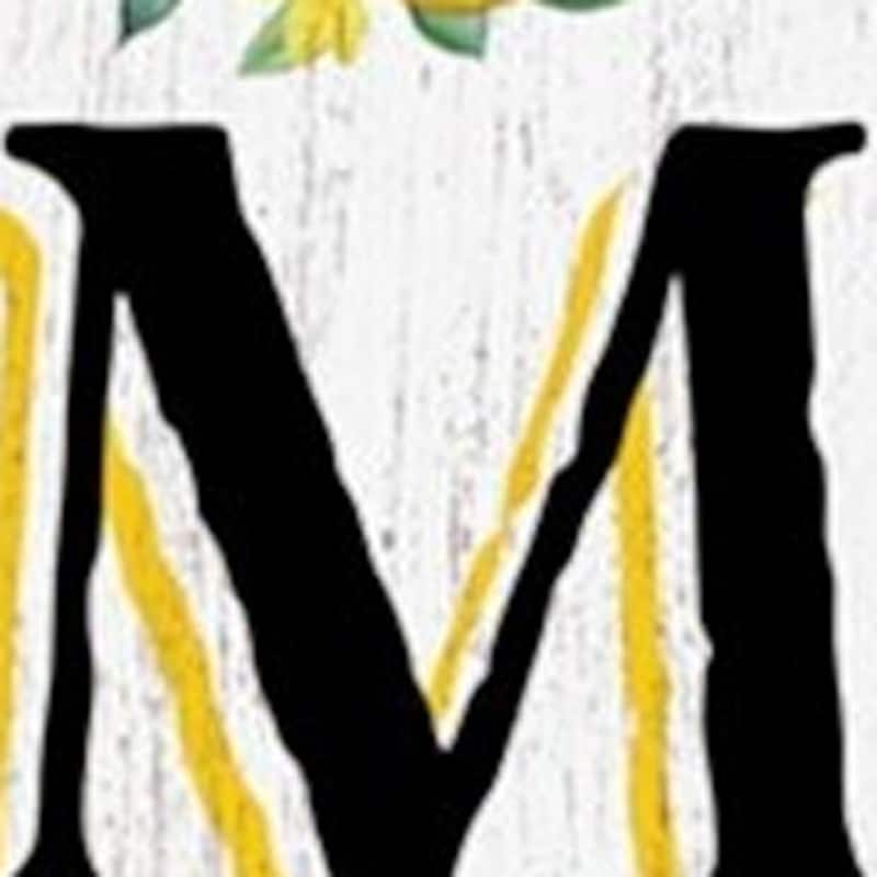 HomeRoots 10" Green White And Yellow Solid Wood Home Sweet Home Porch Sign