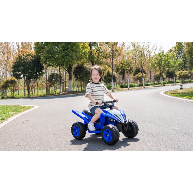 Ride-On Car Electric Vehicle with LED Lights, Toddler Vehicle Battery Powered Electric Car Engineering Car