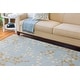 preview thumbnail 1 of 5, Hand-tufted Amador Contemporary Floral Wool Area Rug