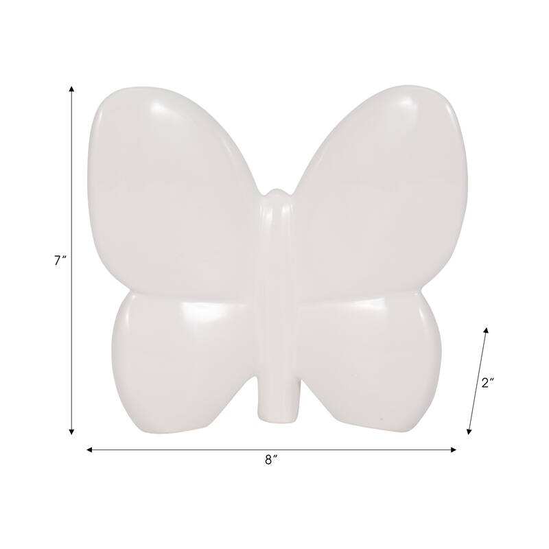Sagebrook Home Ceramic Balloon Butterfly Figurine