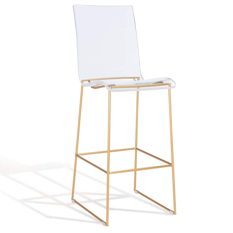 SAFAVIEH Couture Margrith 46-inch Acrylic Bar Stool - 19"W x 17"D x 46"H