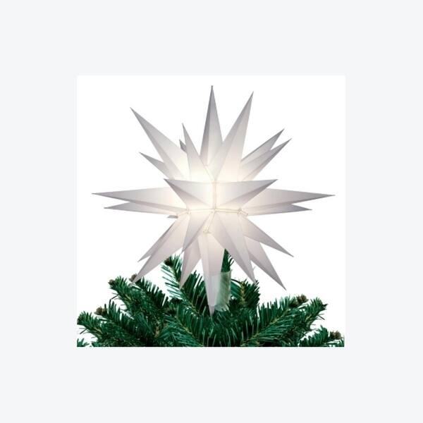 Shop 12 Lighted White Moravian Star Christmas Tree Topper