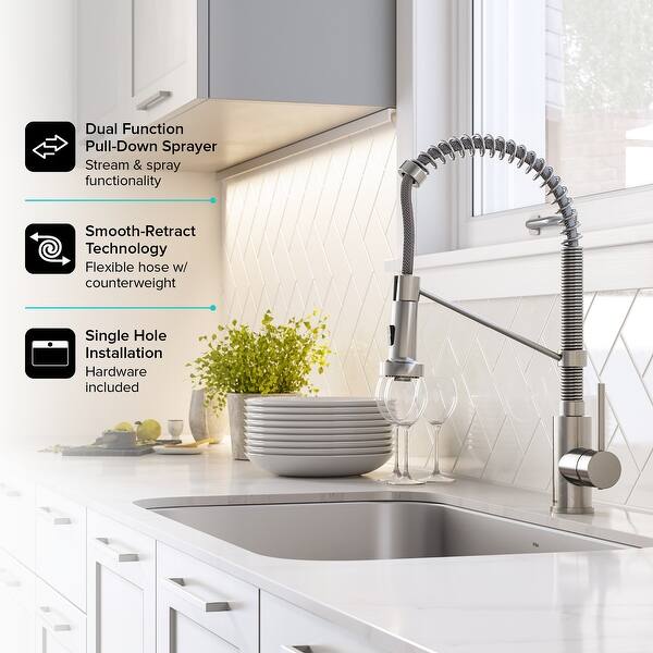 KRAUS Stainless Steel 33