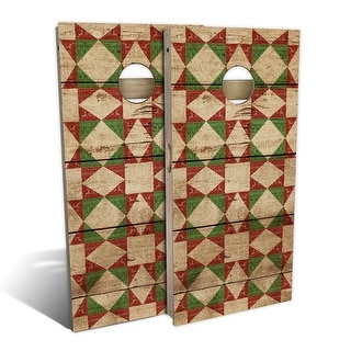 Country Living Red Christmas Outdoor Cornhole Board Set