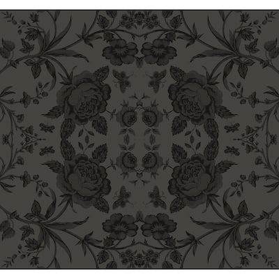 Seabrook Designs Keanna Rose Kaleidoscope Unpasted Wallpaper