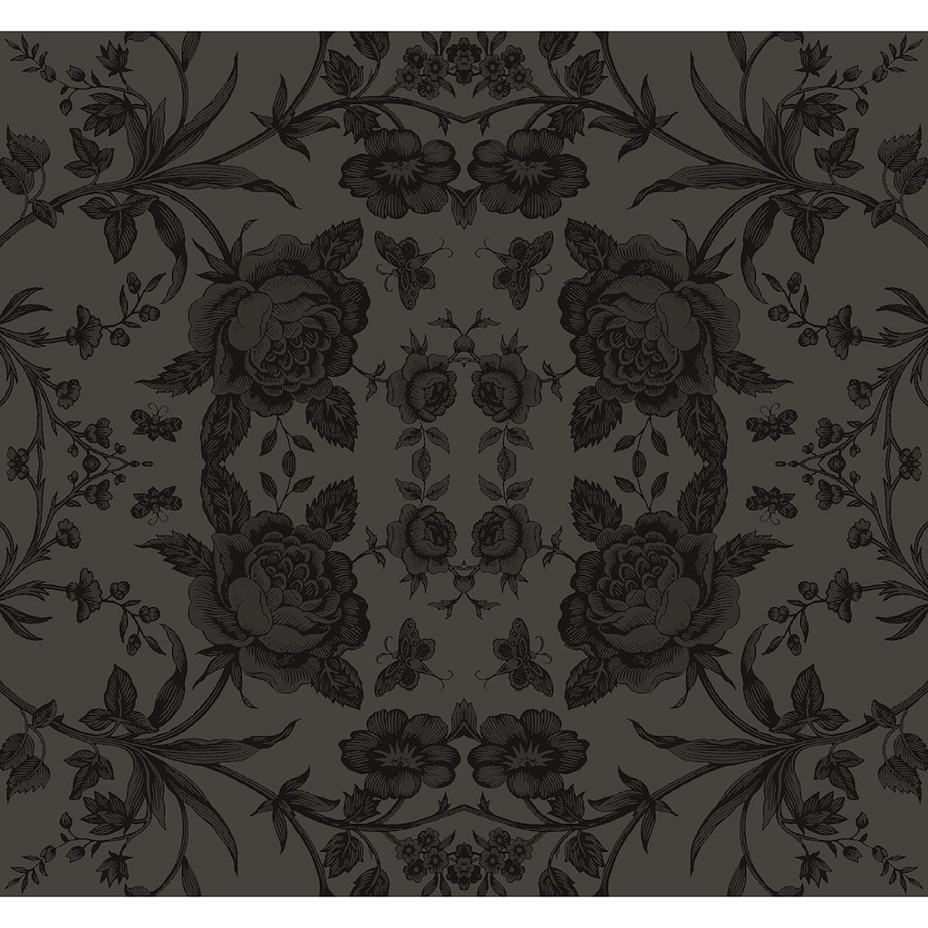 Seabrook Designs Keanna Rose Kaleidoscope Unpasted Wallpaper