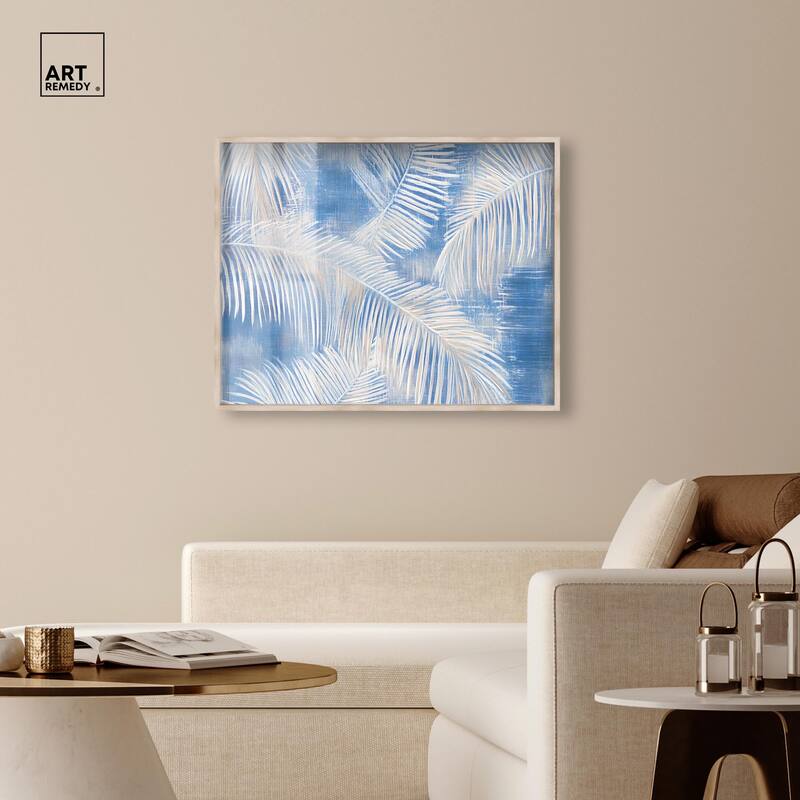 Sky Palm Silhouettes Shadowbox by Art Remedy