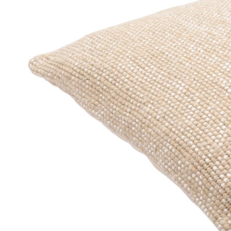 Hillan Simple Mixed Fabrics Woven Throw Pillow