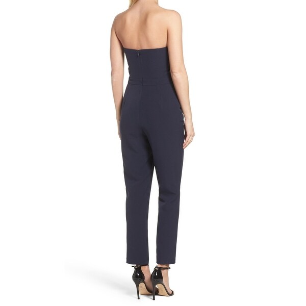 adelyn rae strapless jumpsuit
