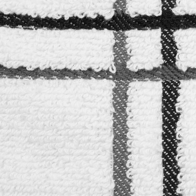 Ritz 3-Pack Solid and Multi Check Tie Towel Set