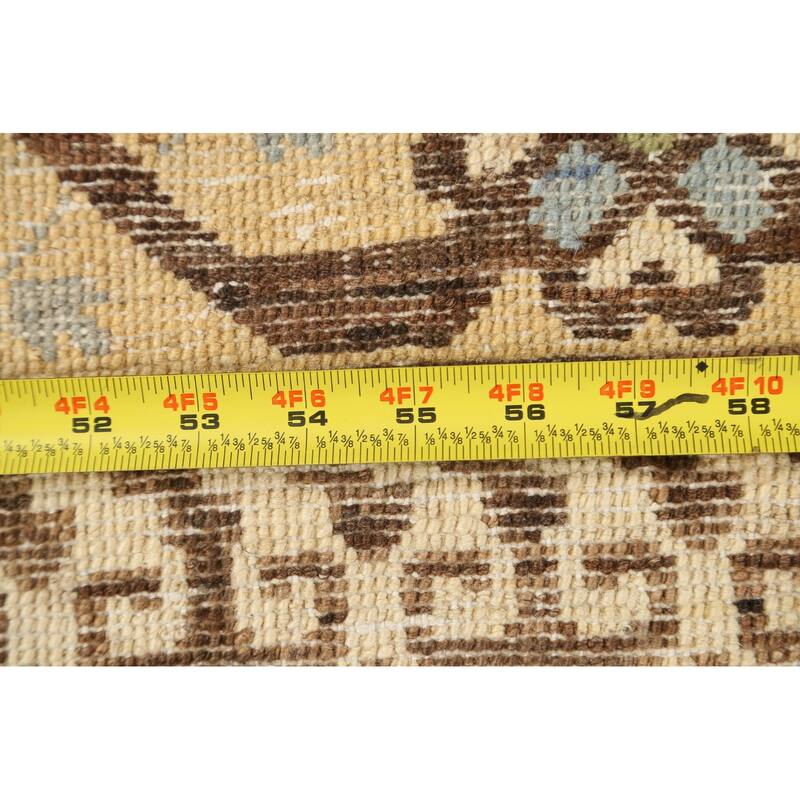 Vegetable Dye Khotan Oriental Wool Area Rug Hand-knotted Office Carpet - 6'4" x 9'4"