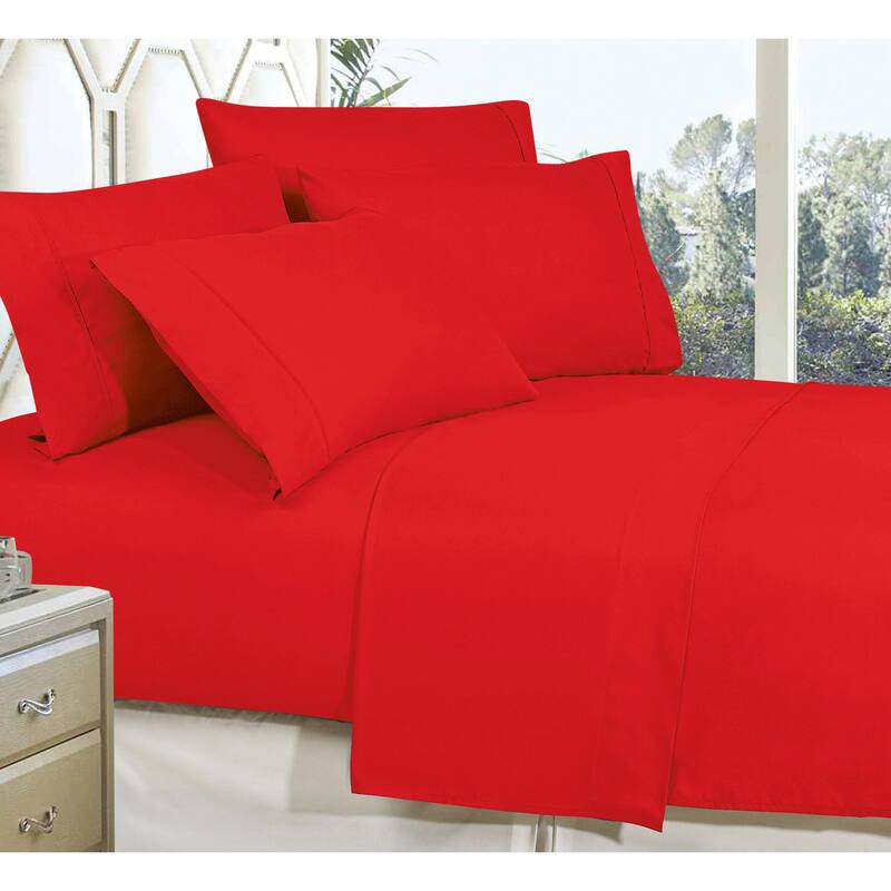 Copper Grove Boughton Wrinkle-resistant Deep-pocket Bed Sheet Set - Twin - Twin Xl - Red