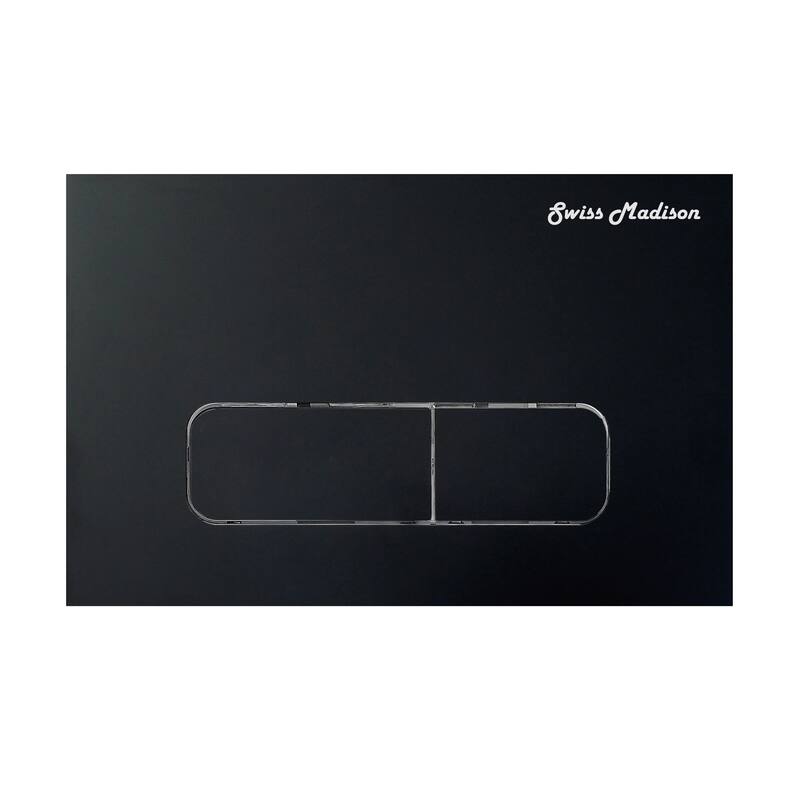 Wall Mount Dual Flush Actuator Plate with Rectangle Push Buttons