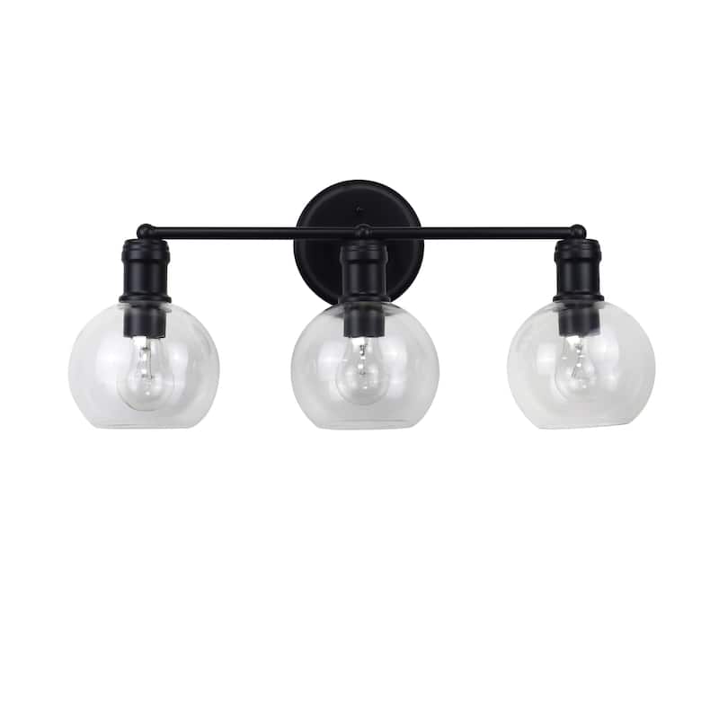 Bath/ Vanity Fixture w/ Clear Globe Glass